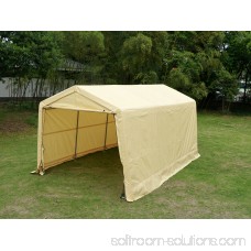 Outdoor 10x15x8FT Carport Canopy Tent Car Storage Shelter Garage w/ Sidewall